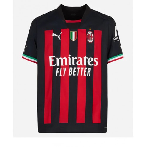AC Milan Rafael Leao #17 Hjemmedrakt 2022-23 Kortermet AC Milan Rafael Leao #17 Hjemmedrakt 2022-23 Kortermet